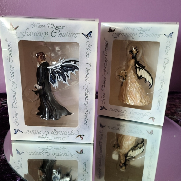 👰🤵Nene Thomas Bride & Groom Fairy Figurines NIB - Picture 3 of 13
